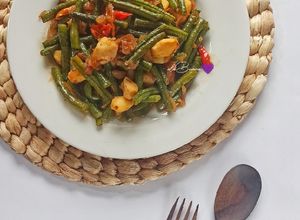 Foto resep 360. Cah Kacang Panjang Biji Nangka