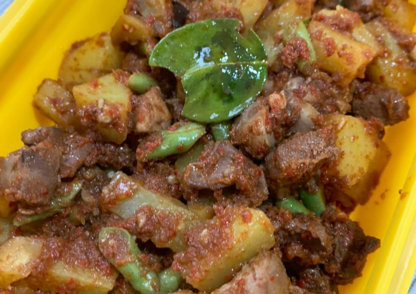 Sambelan Ati Kentang Praktis Mudah