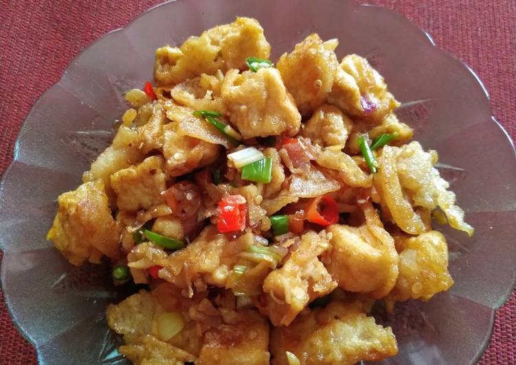 Tahu Tepung Tumis Cabe