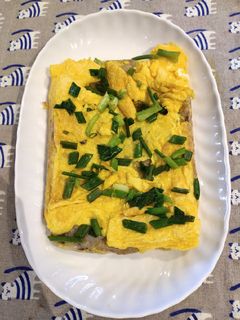 A picture of Ground Fish Cook with Eggs.