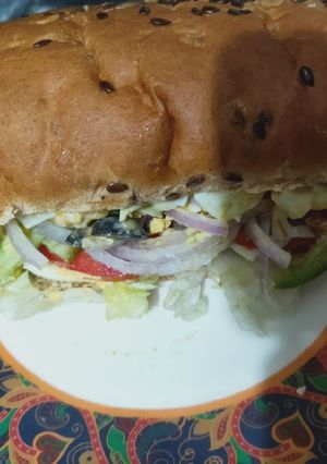 A picture of Egg subwich.