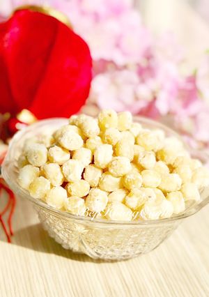 Hình của món Mứt Hạt Sen.
