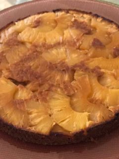 Una foto de Bizcocho piña invertido Fit