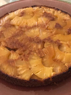 Una foto de Bizcocho piña invertido Fit
