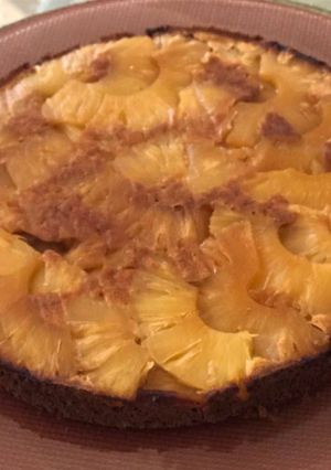 Una foto de Bizcocho piña invertido Fit
