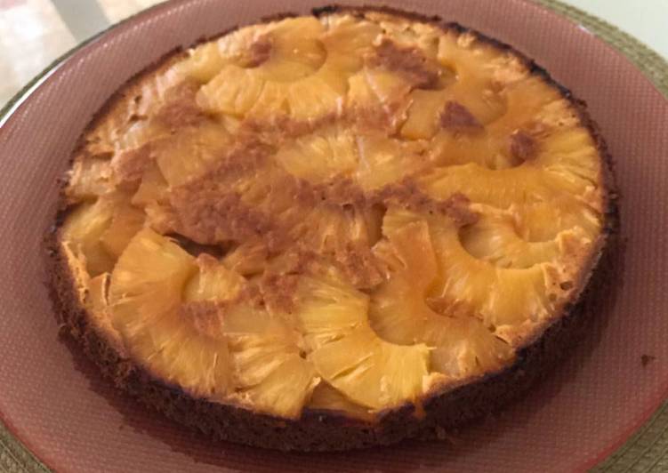 Bizcocho piña invertido Fit