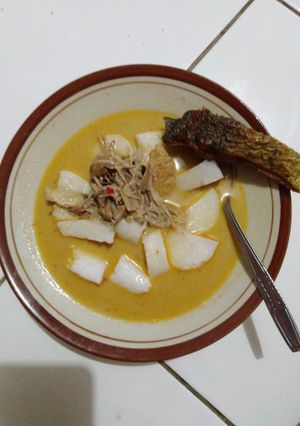 Foto resep Lontong Sayur jantung pisang