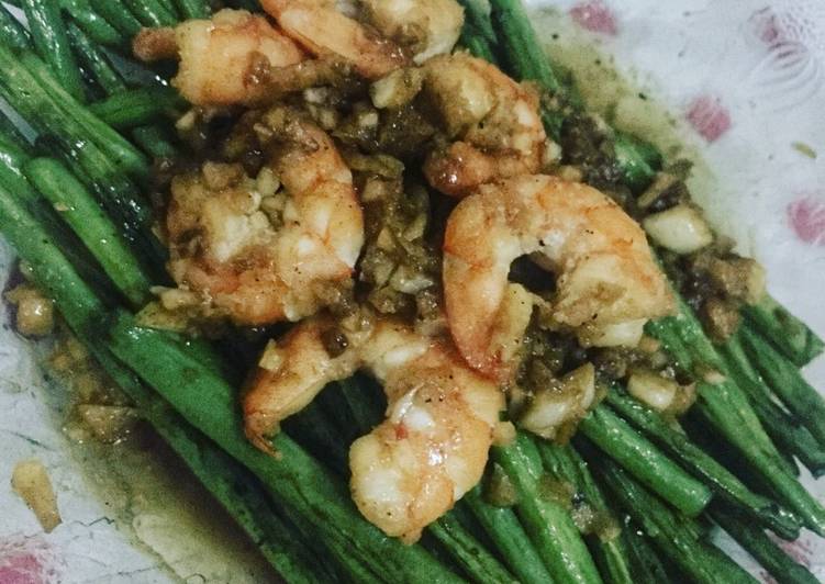 Resep Baby Buncis udang Lezat