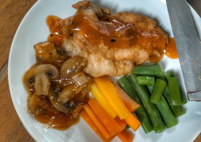 Chicken steak homemade