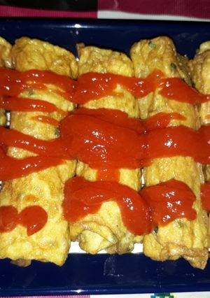 Foto resep 26.Sosis gulung telur