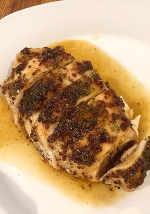 Una foto de Pollo a la miel mostaza