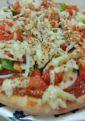 A picture of Pizza recipe.