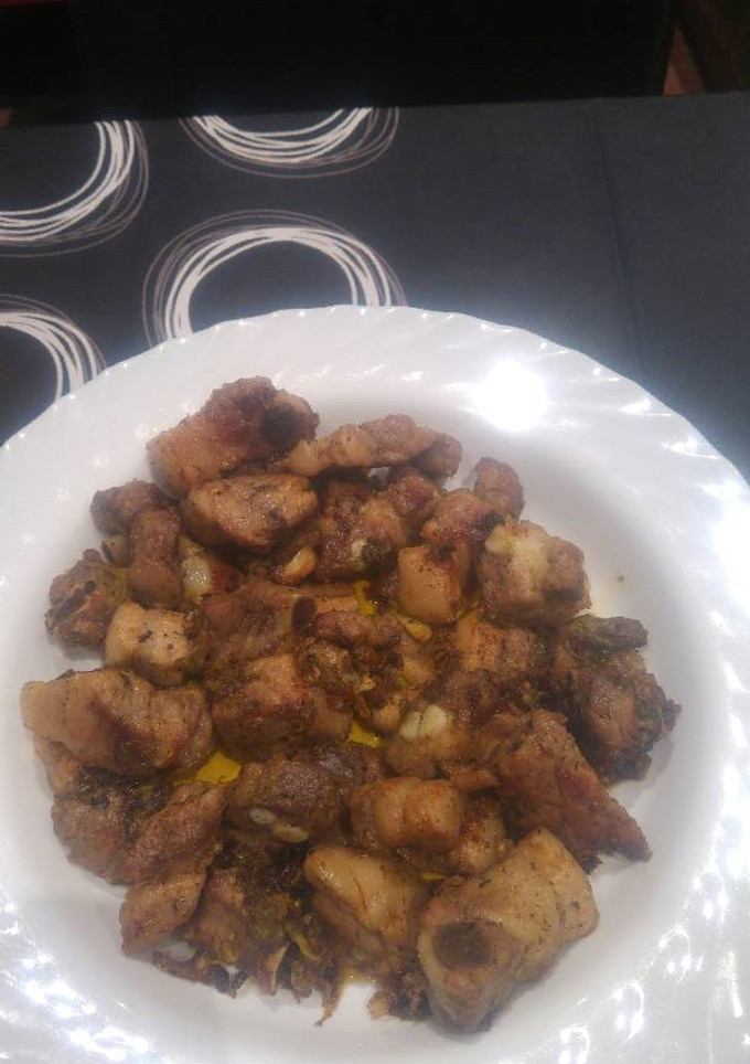 Una foto de Costillas con ajitos tiernos
