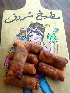 صورة لوصفة سبرينج رولز بحشوة التفاح