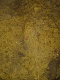 صورة لوصفة كبسه باللحمه