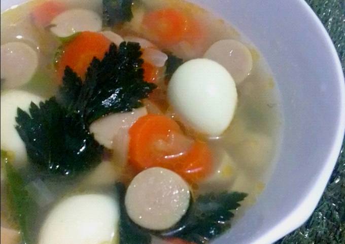 Resep Sayur Sop Sosis Oleh Dapur Bundai Cookpad