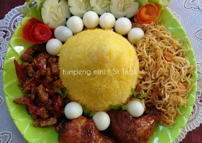 Resep Tumpeng Mini Masak Rice Cooker Mudah No Ribet😉 Oleh Sii Trias