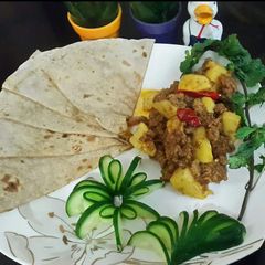 Beef Qeema Aloo A picture of Beef Qeema Aloo.