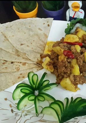 A picture of Beef Qeema Aloo.