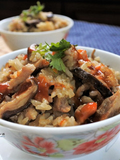 香菇油飯(電鍋料理) 的食譜成品照片