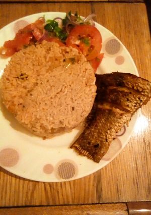 A picture of Fish pilau.