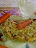 TORTILLA de Repollo (col) y Panceta