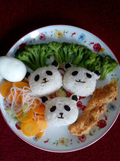 Foto resep Bento panda
