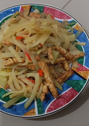 Foto resep Tumis Labu dan Tempe