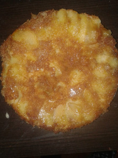Una foto de Tarta invertida de manzana