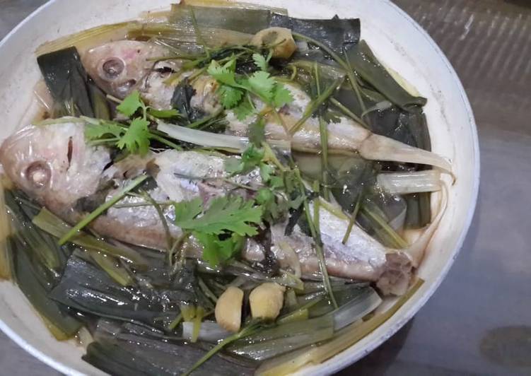 Langkah Mudah untuk mengolah Ikan Kerisi Kurisi Kuah Ala Hongkong yang mudah