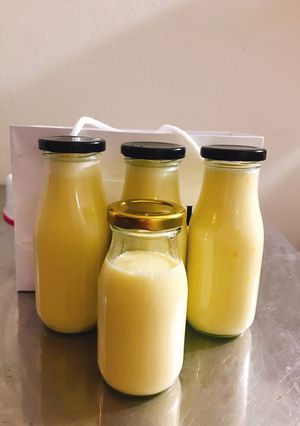Hình của món Sữa ngô hạt sen.