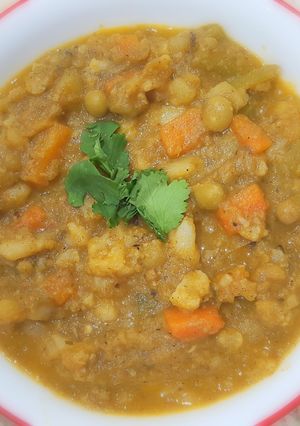 A picture of Vegetable Kurma.