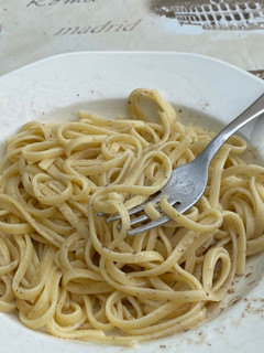 Una foto de Cacio e peppe tartufatto