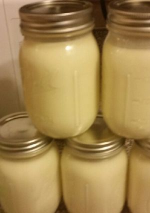 A picture of White chocolate moonshine.