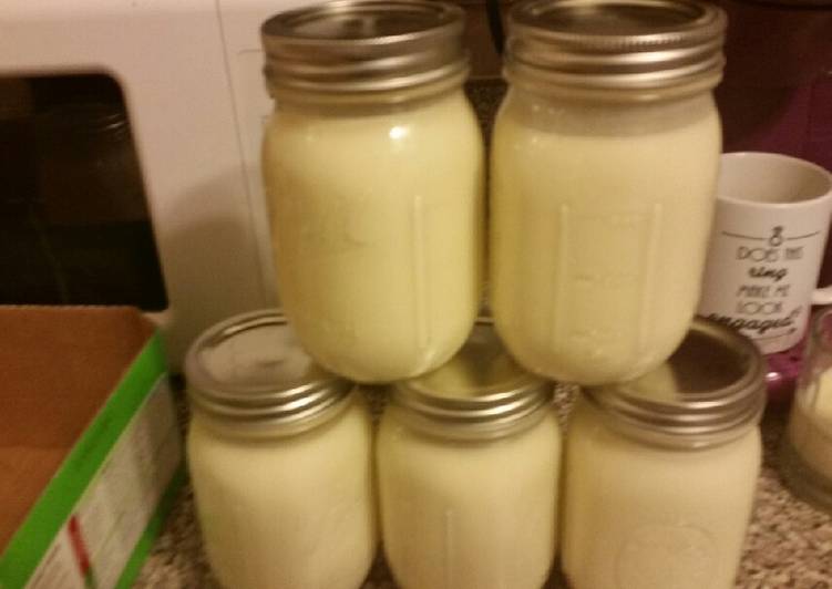 Recipe of Homemade White chocolate moonshine