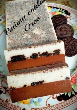 Foto resep Puding coklat Oreo