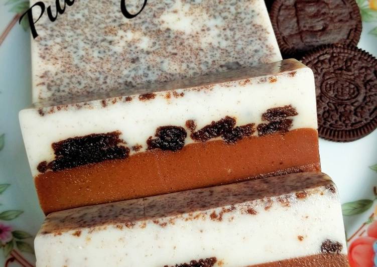 Cara Gampang Menyiapkan Puding coklat Oreo yang Lezat