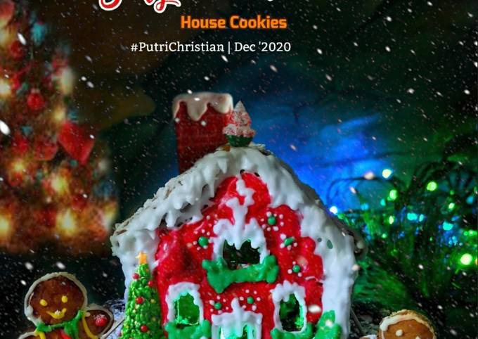 Gingerbread house cookies