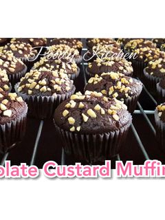 Foto resep Chocolate Custard Muffin