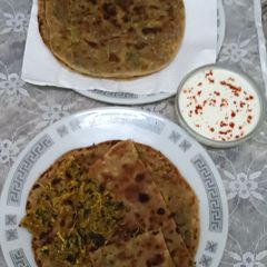 A picture of Warm & Flavorful Radish Stuffed Parathas (Muli ke Parathe) Bye Bye Winter.
