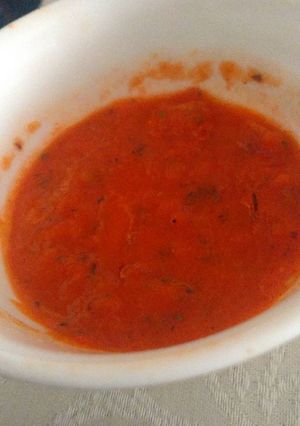 Una foto de Pasta base de tomate