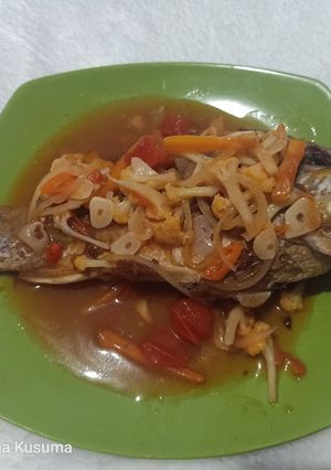 Foto resep Ikan Mas Saus Asam Manis