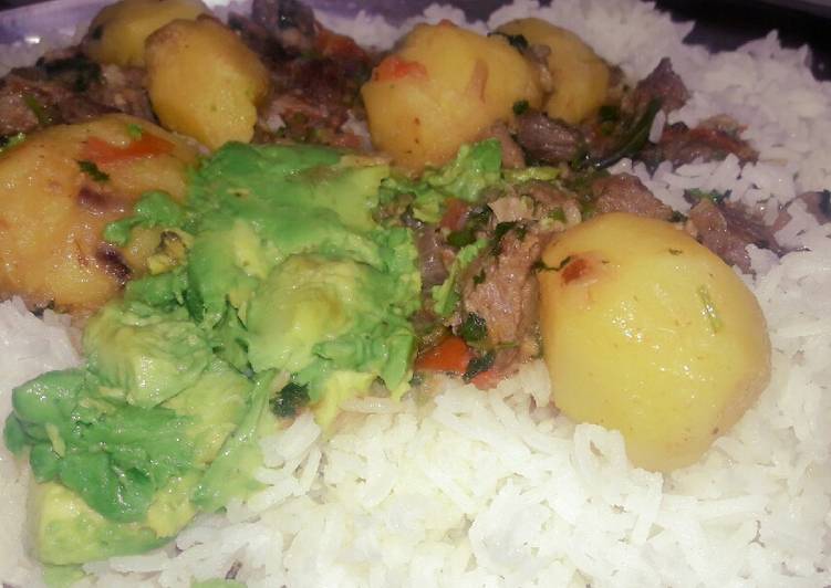 Recipe of Homemade Mbuzi wet fry with rice