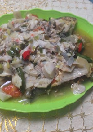 Foto resep Ikan peda tumis jantung pisang