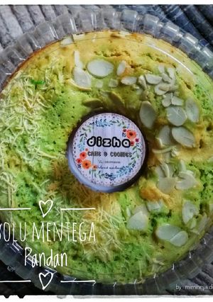 Foto resep Bolu mentega pandan 2 in 1 (otang)