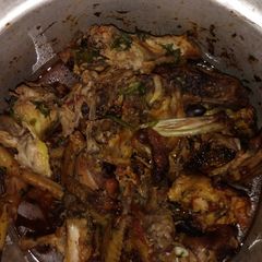 A picture of Wet fry chicken.