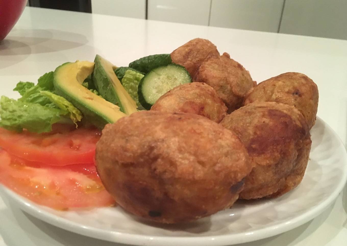 Papa rellena de carne