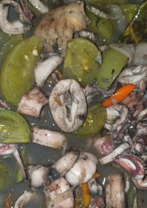 Foto resep Tumis cumi hitam