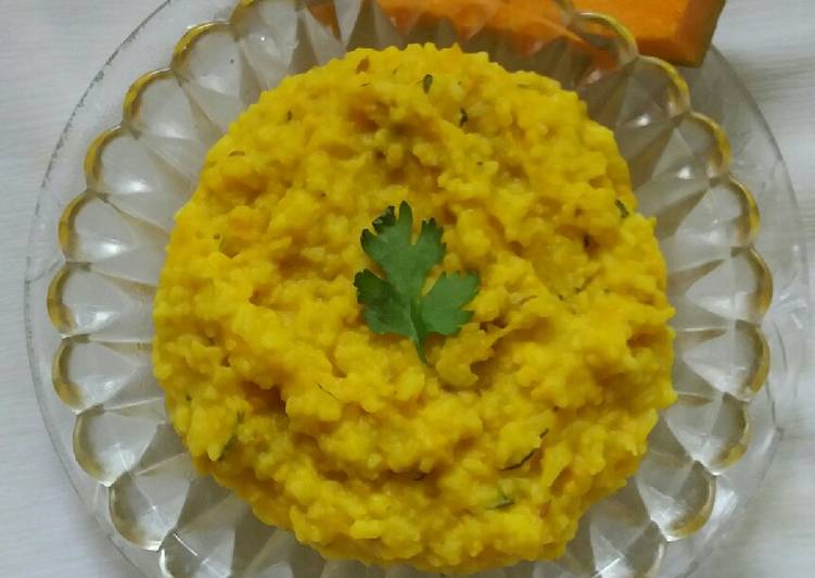Pumpkin khichdi