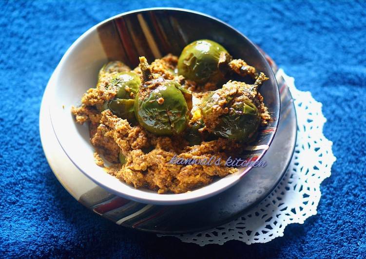 Sunday Fresh Sour brinjal curry haidrabad style